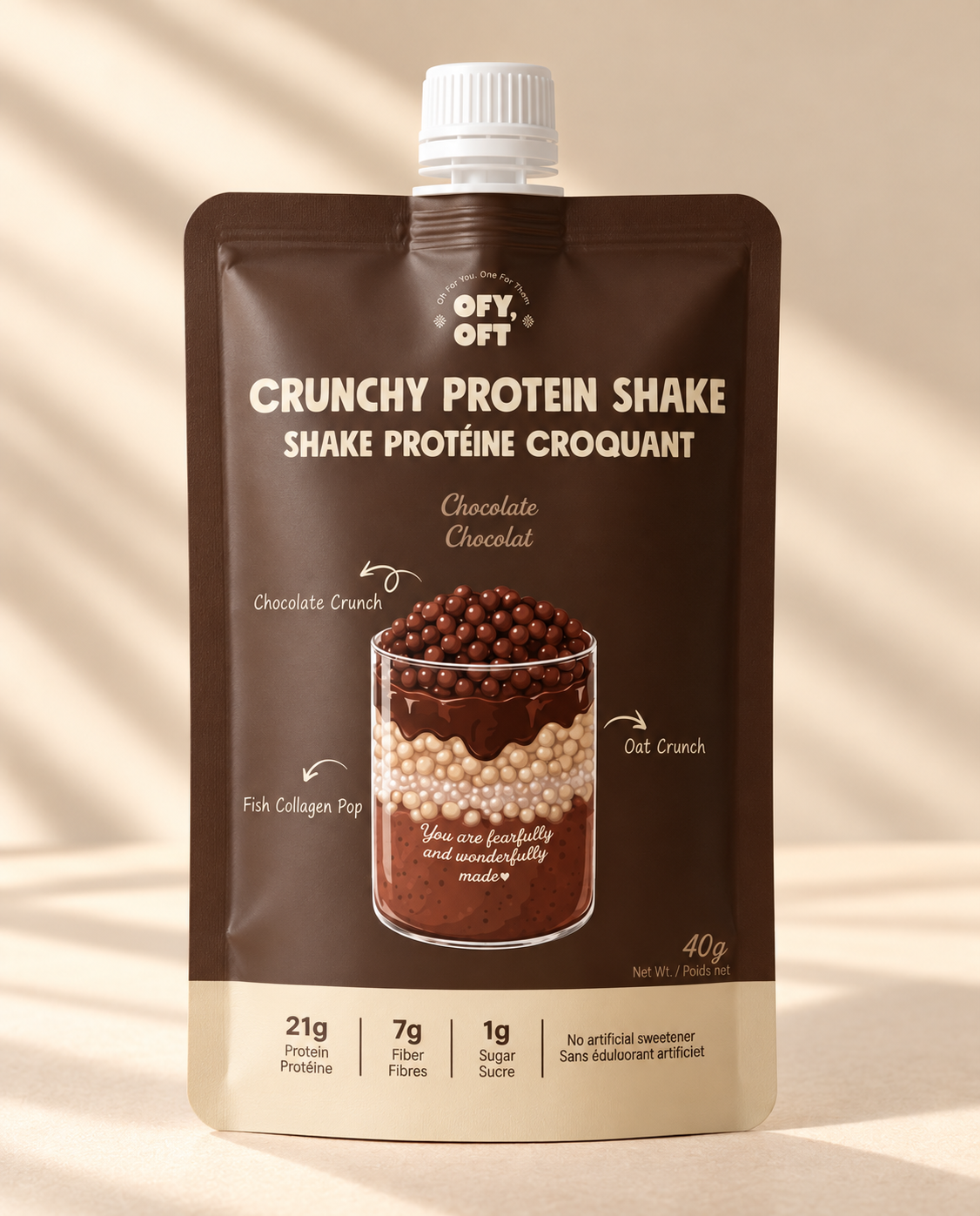 Crunchy Protein Shake — Chocolate (Pack of 10)