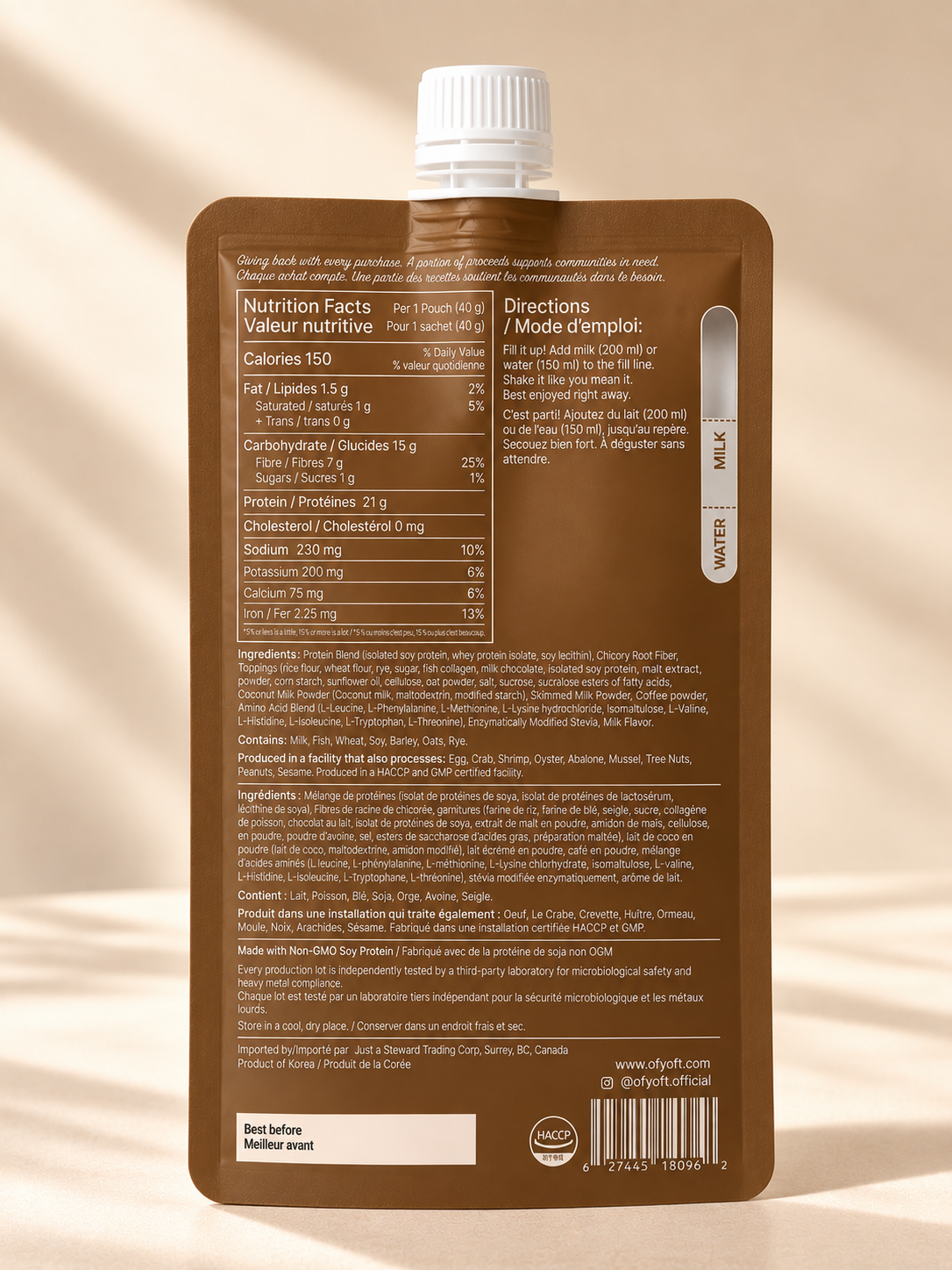 Crunchy Protein Shake — Coffee (Pack of 10)